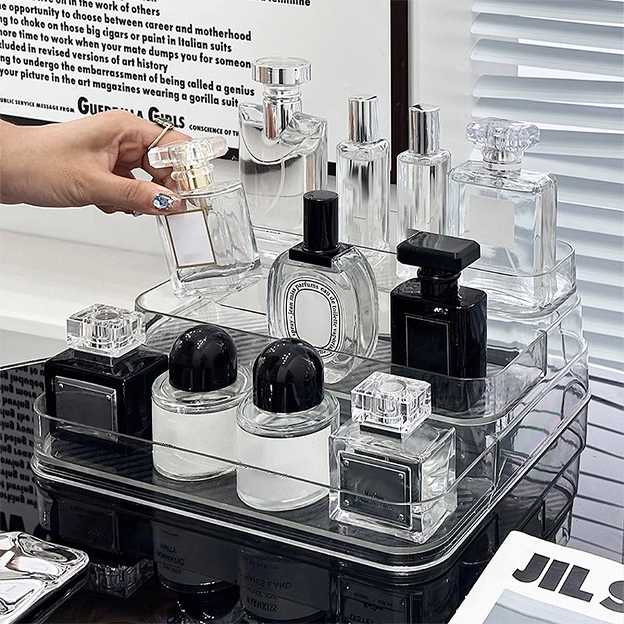 Luxurious Multi-Layer Acrylic  - đánh giá và giá Luxury Skincare Organizer