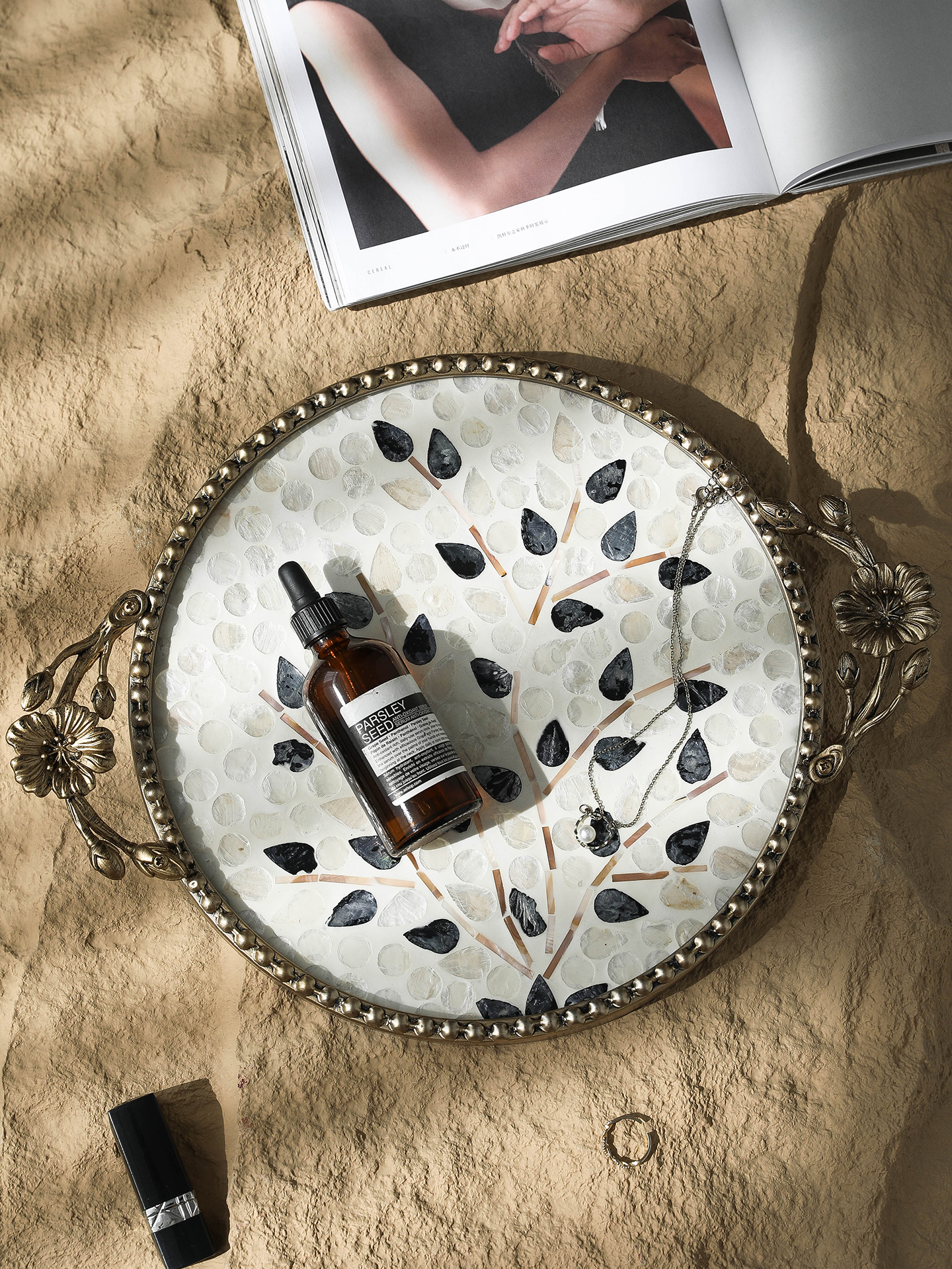 Creative Luxury Shell-Decorate - đánh giá và giá Luxury Skincare Organizer