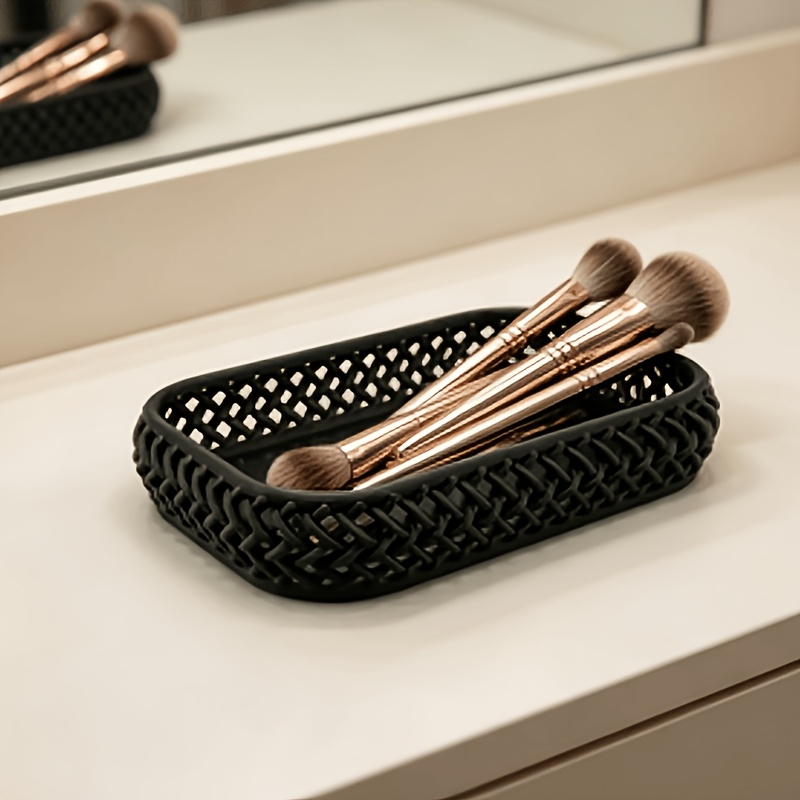 Luxury Hollow Woven Storage Tr - đánh giá và giá Luxury Skincare Organizer