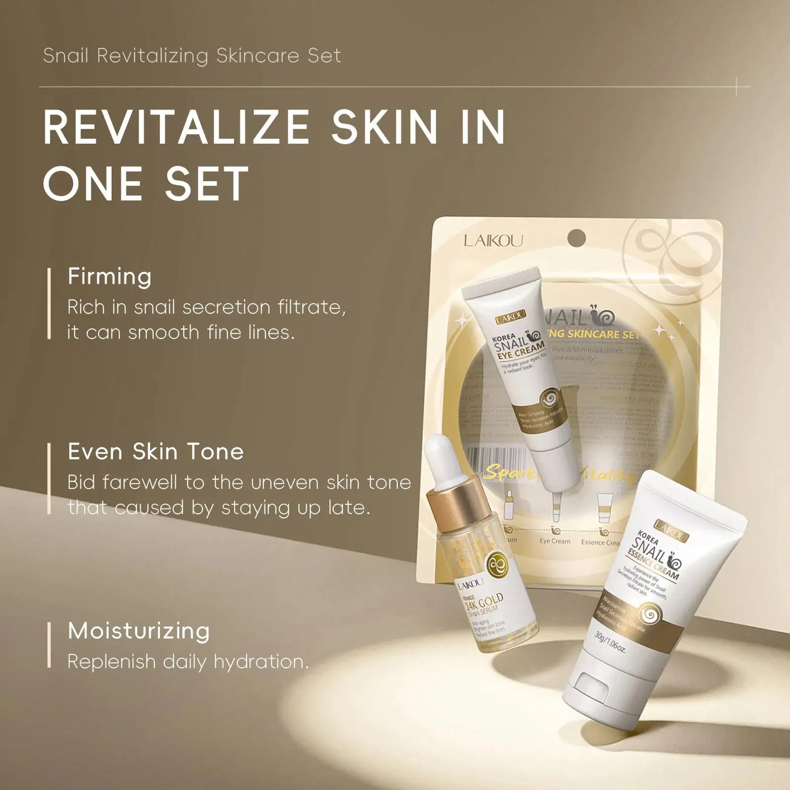 24K Gold Snail Repair Serum Ey - đánh giá và giá Luxury Skincare Line