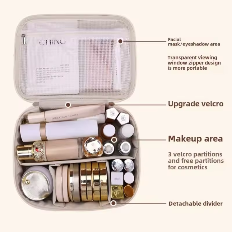 Double Layer Large Capacity Wo - đánh giá và giá Luxury Skincare Organizer