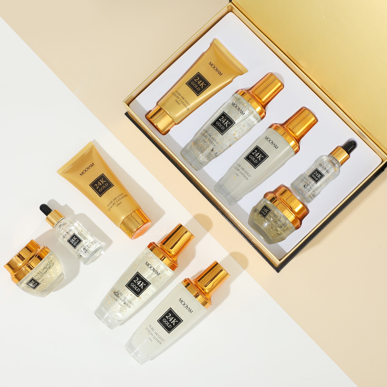 24K Gold LUXURY Moisturizin An - đánh giá và giá Luxury Skincare Line