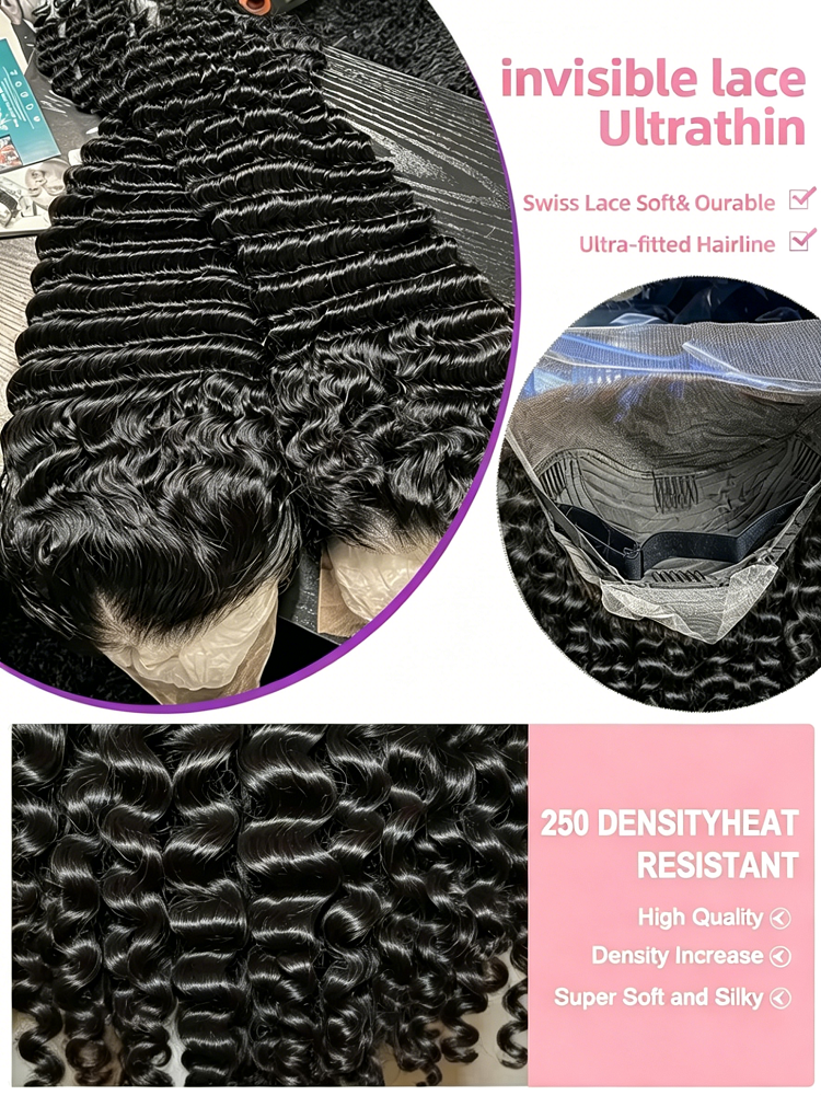 13x6 HD Loose Deep Wave Lace F - đánh giá và giá Luxury Skincare Line