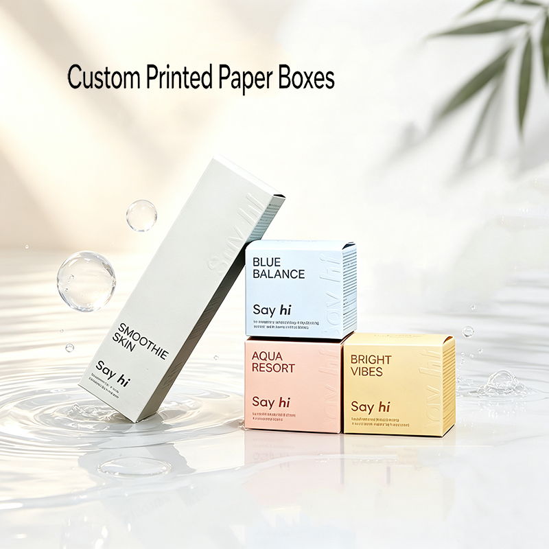 Custom Beauty Paper Box Printi - đánh giá và giá Luxury Skincare Logo