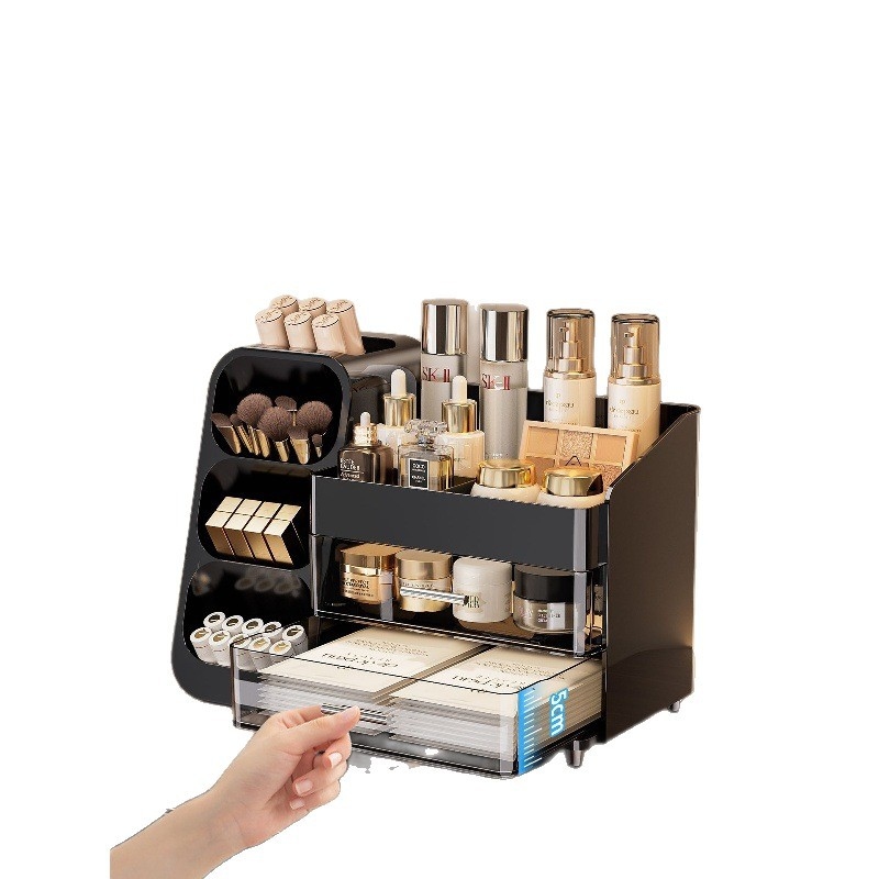 Luxury Desktop Cosmetic Storag - đánh giá và giá Luxury Skincare Organizer